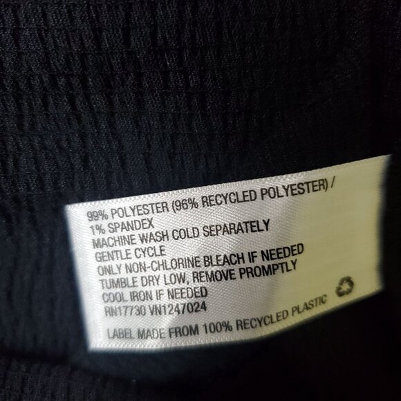 Ava & Viv womens plus size 4X ballon long sleeve wrap dress Drawstring Black - Picture 14 of 14